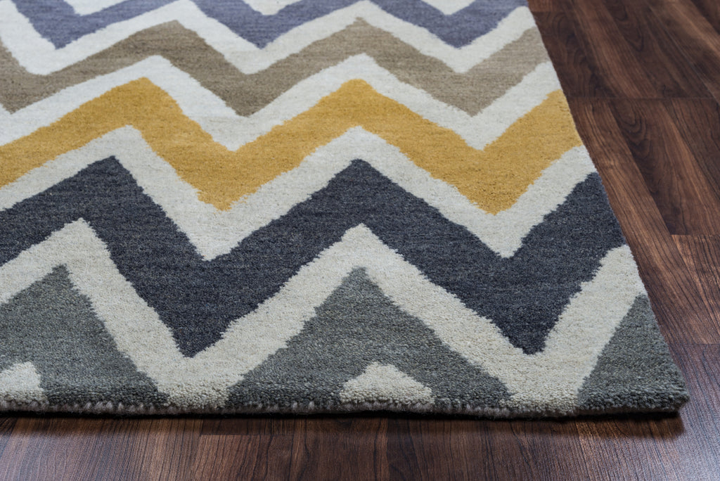 Rizzy Volare VO8170 ivory Area Rug Edge Shot Feature