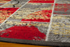 Momeni Vogue VG-01 Red Area Rug Closeup