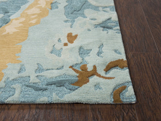 Rizzy Vogue VOG102 Blue Area Rug Corner Image