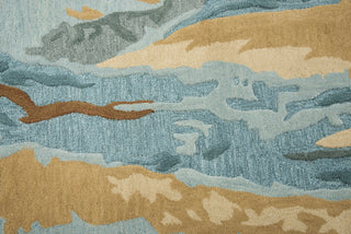 Rizzy Vogue VOG102 Blue Area Rug Detail Image