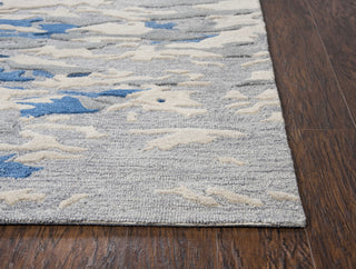 Rizzy Vogue VOG108 Blue Area Rug Corner Image