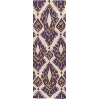 Surya Voyages VOY-50 Violet Area Rug by Malene B 2'6'' x 8' Runner