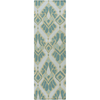 Surya Voyages VOY-52 Teal Area Rug by Malene B 2'6'' x 8' Runner