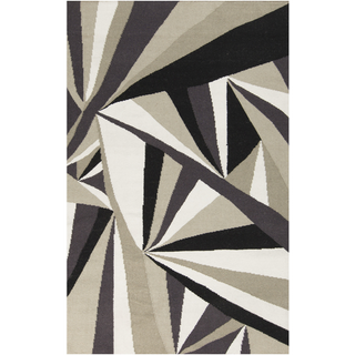 Surya Voyages VOY-54 Light Gray Area Rug by Malene B 5' x 8'