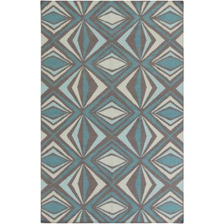 Surya Voyages VOY-56 Sea Foam Area Rug by Malene B 5' x 8'