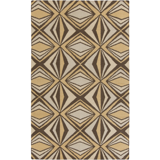 Surya Voyages VOY-57 Gold Area Rug by Malene B 5' x 8'