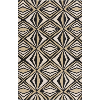 Surya Voyages VOY-58 Black Area Rug by Malene B 5' x 8'