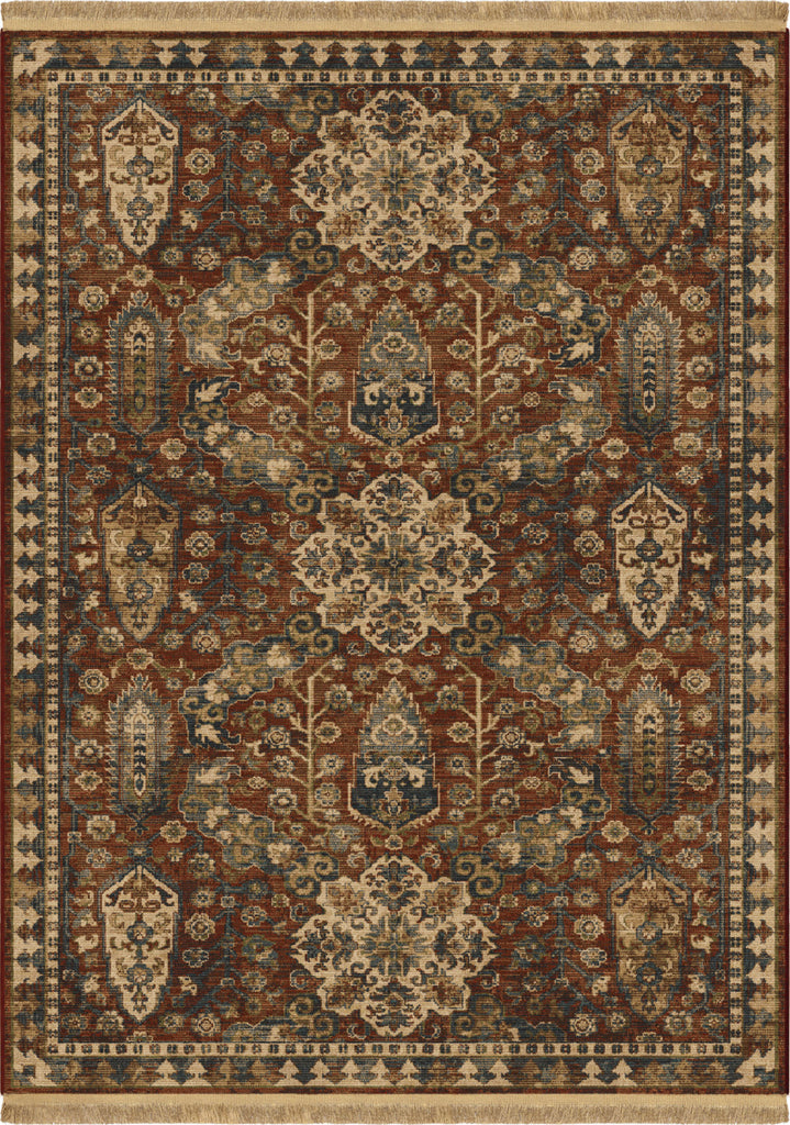 Orian Rugs Voyage Bombay Claret Area Rug main image
