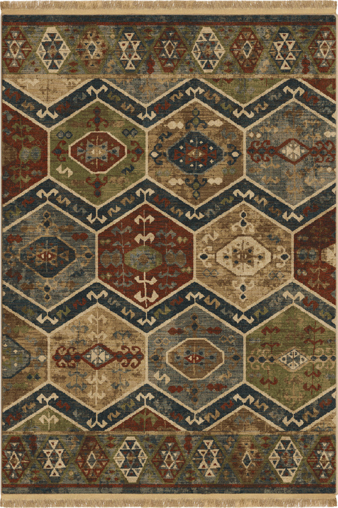 Orian Rugs Voyage Tribal Panel Teawash Area Rug main image