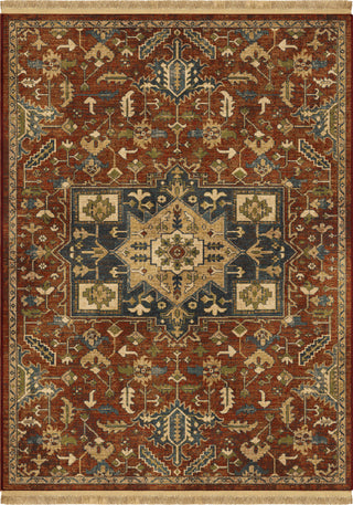 Orian Rugs Voyage Serapi Claret Area Rug Main Image