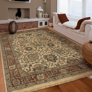 Orian Rugs Voyage Persian Varse Cream Area Rug Lifestyle Image Feature
