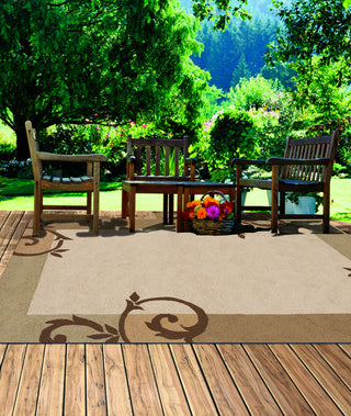 Momeni Veranda VR-14 Cream Area Rug Main