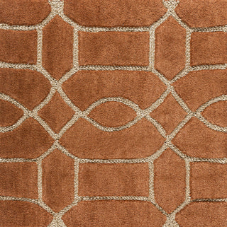 Surya Vernier VRN-1004 Orange/Brown Area Rug main image