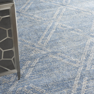 Nourison Venosa VSN01 Blue/Ivory Area Rug