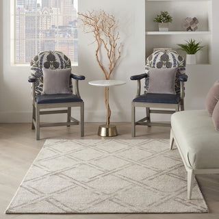 Nourison Venosa VSN01 Ivory/Grey Area Rug