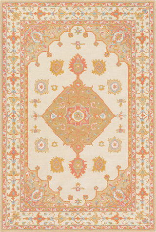 Surya Viva VVA-1000 Rose Mustard Cream Khaki Sky Blue Area Rug main image