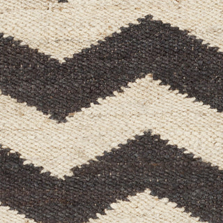 Surya Wade WAD-4001 Black Hand Woven Area Rug Sample Swatch