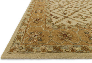 Loloi Walden WD-01 Beige / Gold Area Rug Corner Shot Feature