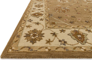 Loloi Walden WD-03 Mocha / Ivory Area Rug Corner Shot