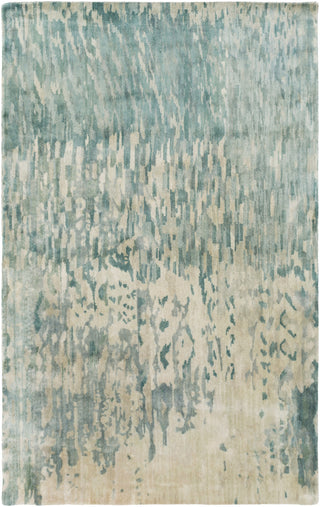 Surya Watercolor WAT-5004 Teal Area Rug 5' x 8'