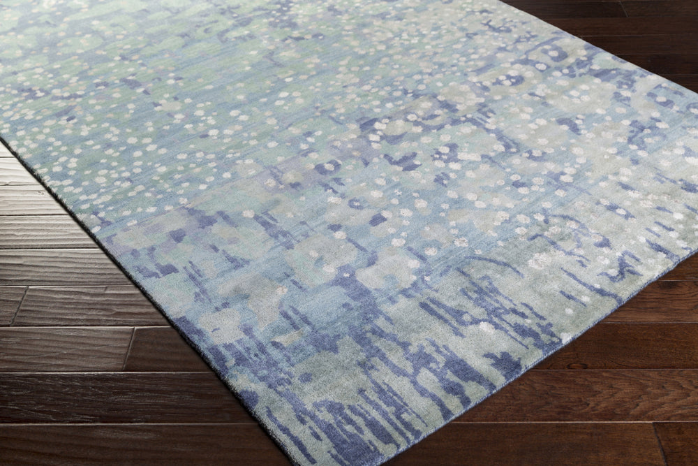 Surya Watercolor WAT-5005 Area Rug 5x8 Corner Feature