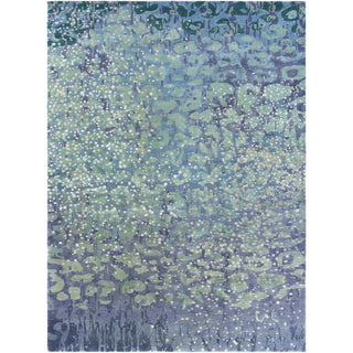 Surya Watercolor WAT-5005 Sea Foam Hand Knotted Area Rug 8' X 11'