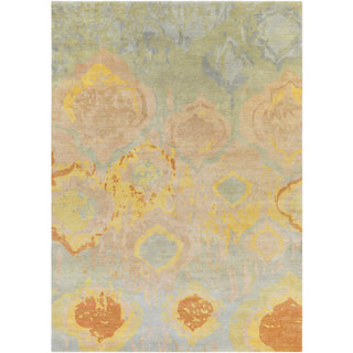 Surya Watercolor WAT-5007 Sea Foam Hand Knotted Area Rug 8' X 11'