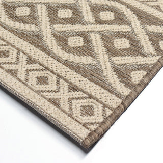 Orian Rugs Waterfront Tied Up Tan Area Rug Corner Shot