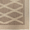 Orian Rugs Waterfront Crossing Lines Tan Area Rug Close Up