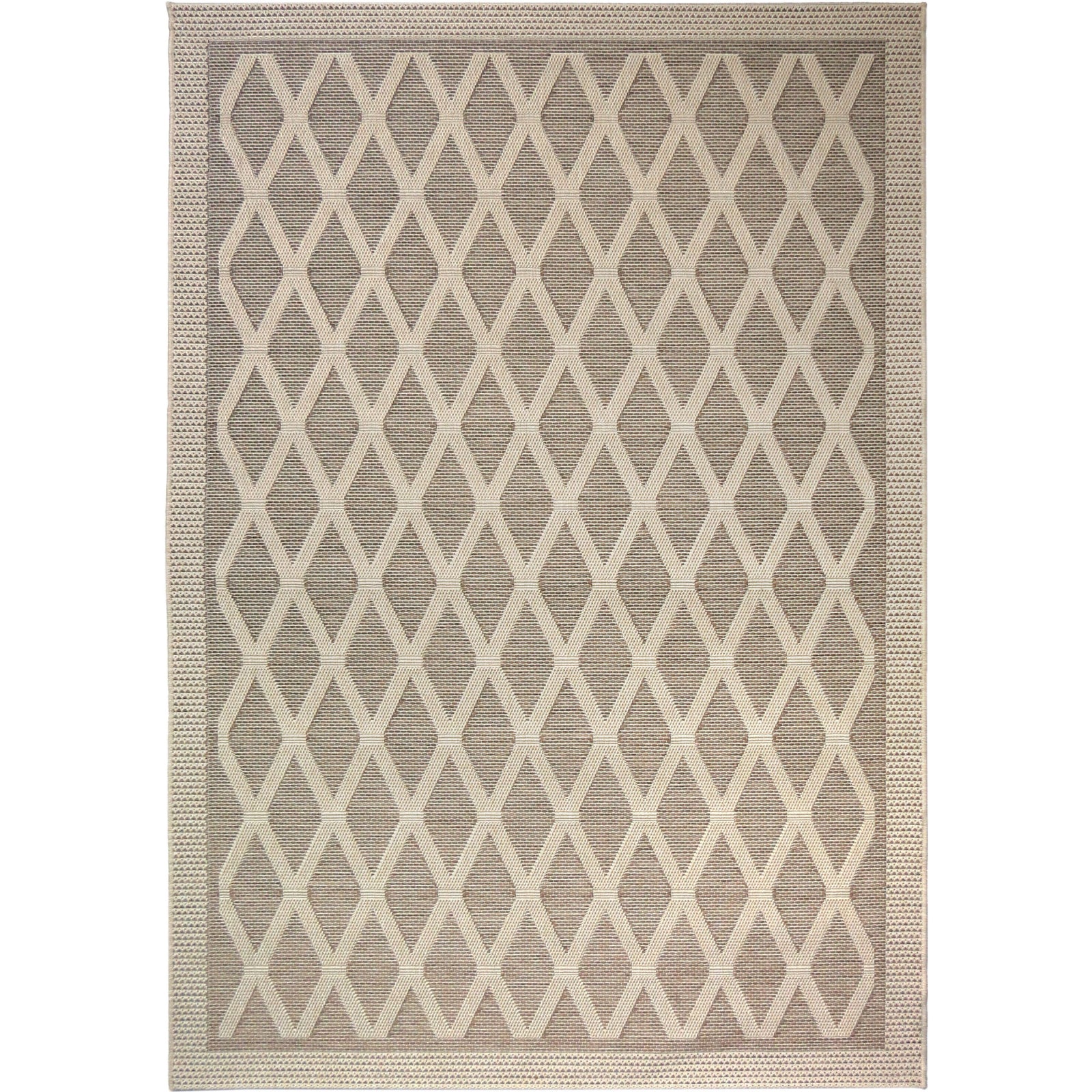 Orian Rugs Waterfront Crossing Lines Tan Area Rug main image