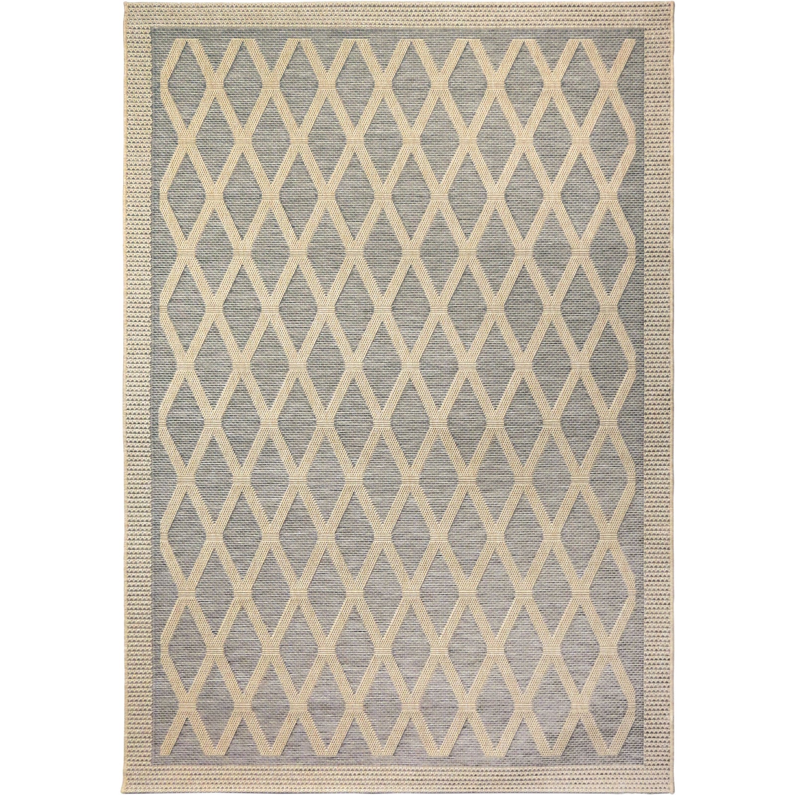 Orian Rugs Waterfront Crossing Lines Gray Area Rug main image