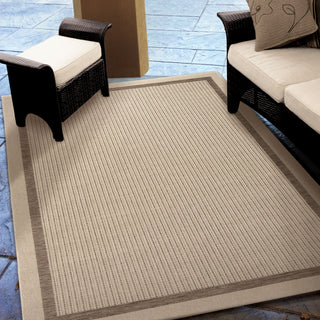 Orian Rugs Waterfront Salty Coast Tan Area Rug Room Scene Feature