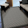 Orian Rugs Waterfront Across the Pier Charcoal Area Rug Room Scene