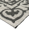 Orian Rugs Waterfront Alexa Charcoal Area Rug Corner Shot