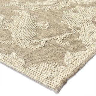 Orian Rugs Waterfront Vines of Texture Beige Area Rug Corner Shot