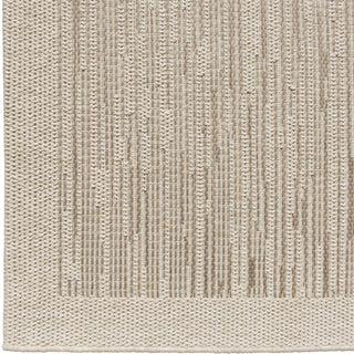 Orian Rugs Waterfront Scratched Lines Ivory Area Rug Close Up