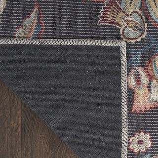 Nourison Washables Collection WAW01 Charcoal Area Rug by Waverly Main Image