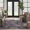 Nourison Washables Collection WAW01 Charcoal Area Rug by Waverly Main Image