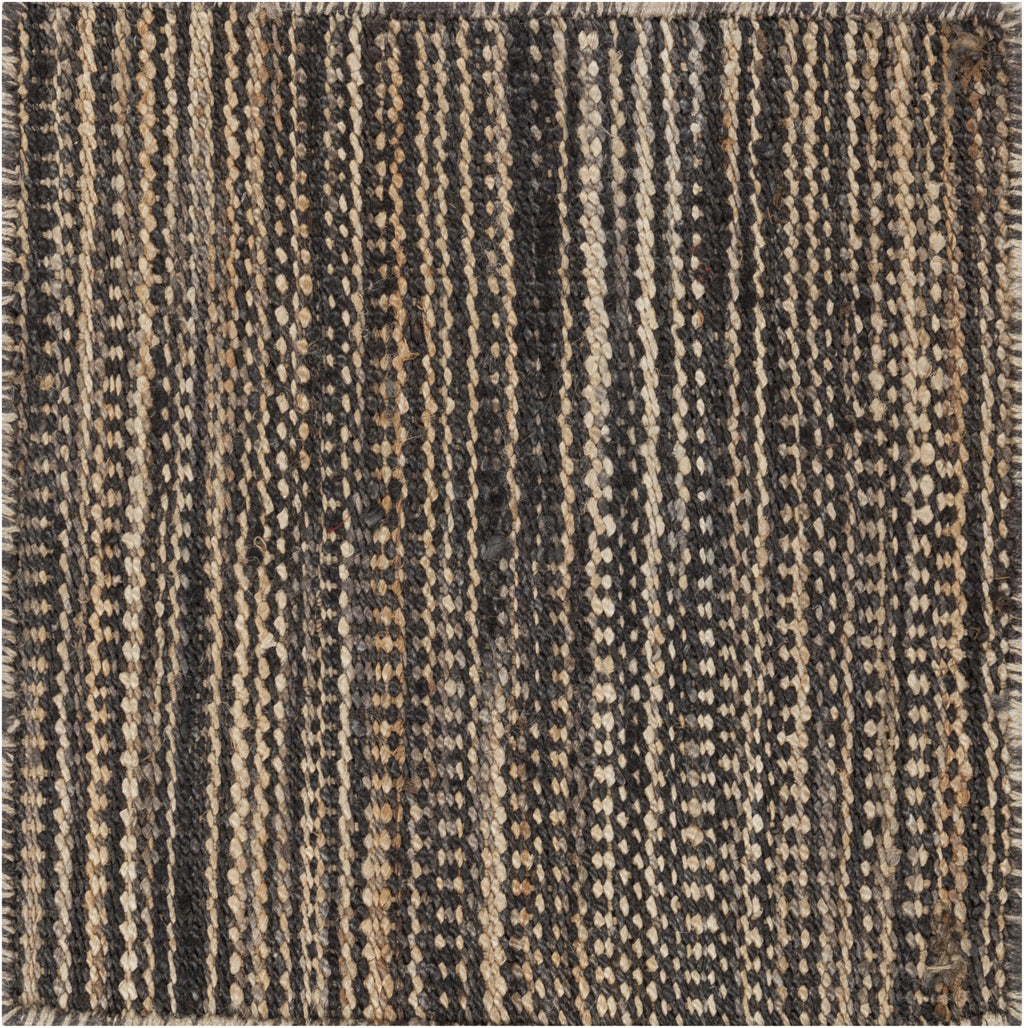 Surya Woodstock WDS-1005 Charcoal Hand Woven Area Rug 16'' Sample Swatch