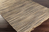 Surya Woodstock WDS-1005 Charcoal Hand Woven Area Rug 5x8 Corner