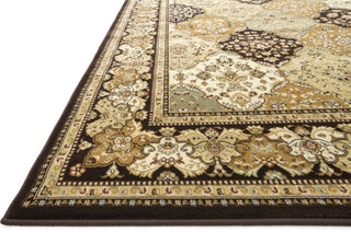 Loloi Welbourne WL-02 Multi / Coffee Area Rug Corner Shot