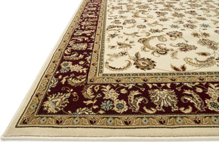 Loloi Welbourne WL-03 Ivory / Red Area Rug Corner Shot