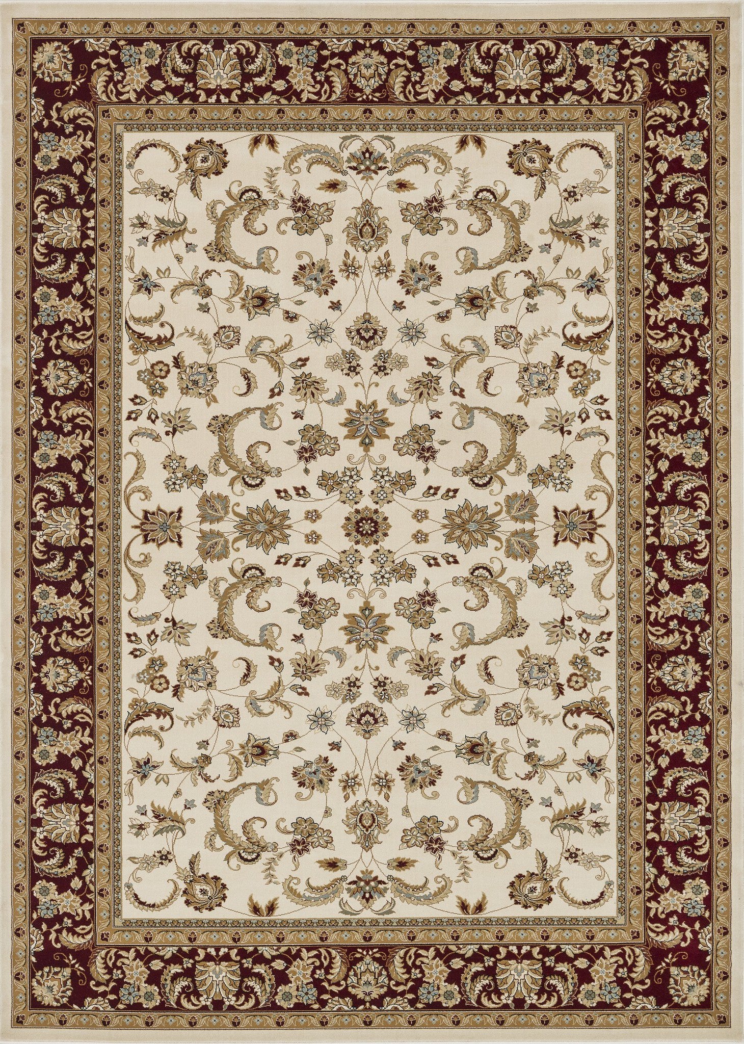Loloi Welbourne WL-03 Ivory / Red Area Rug main image