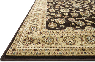 Loloi Welbourne WL-04 Coffee / Beige Area Rug Corner Shot