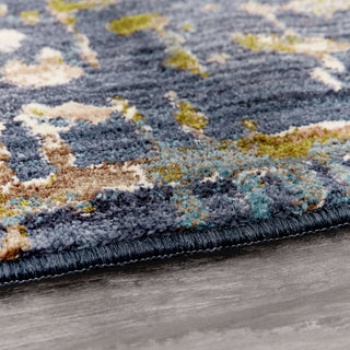 Karastan Expressions Wellspring Admiral Blue Area Rug by Scott Living Detail Image