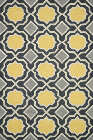 Loloi Weston HWS01 Charcoal / Gold Area Rug main image