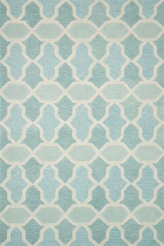 Loloi Weston HWS02 Aqua Area Rug main image