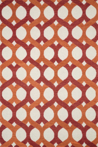 Loloi Weston HWS04 Red / Orange Area Rug main image