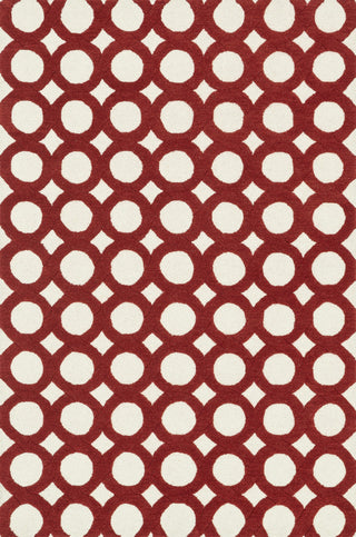 Loloi Weston HWS08 Ivory / Red Area Rug main image