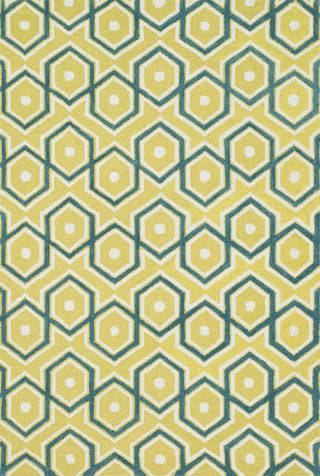 Loloi Weston HWS11 Lemon / Aqua Area Rug main image